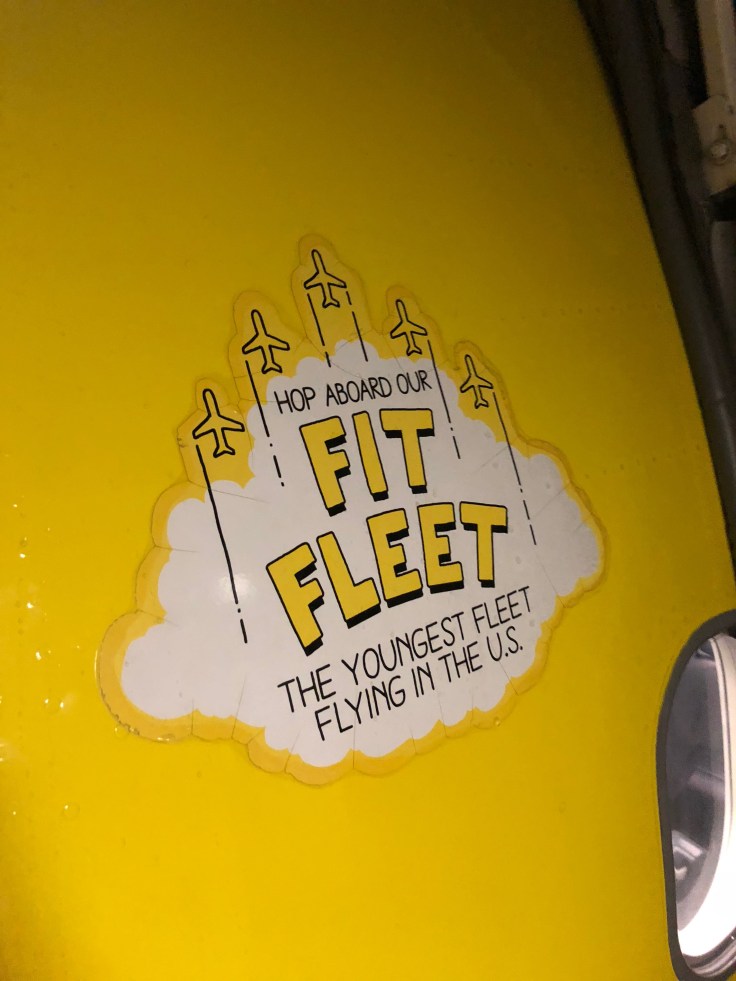 spirit airlines hard fit fleet sign