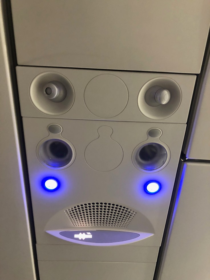 spirit airlines hard overhead panel