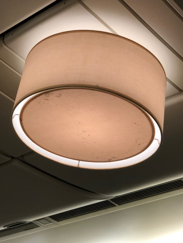 british airways club world cabin chandelier