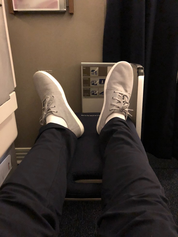 british airways club world hard seat legrest ottoman released relax