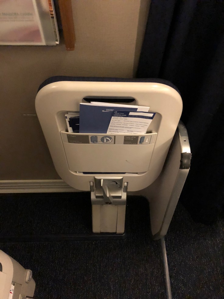 british airways club world hard seat legrest ottoman