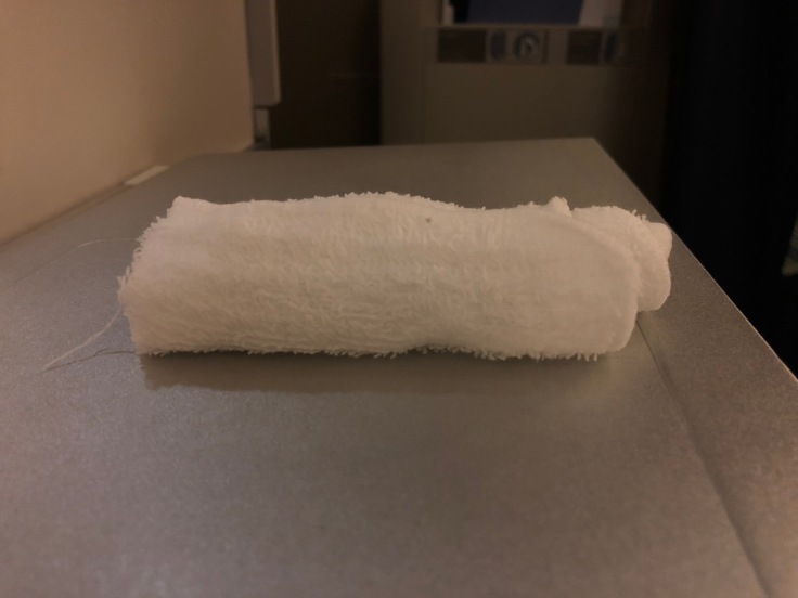 british airways club world soft predeparture hot towel
