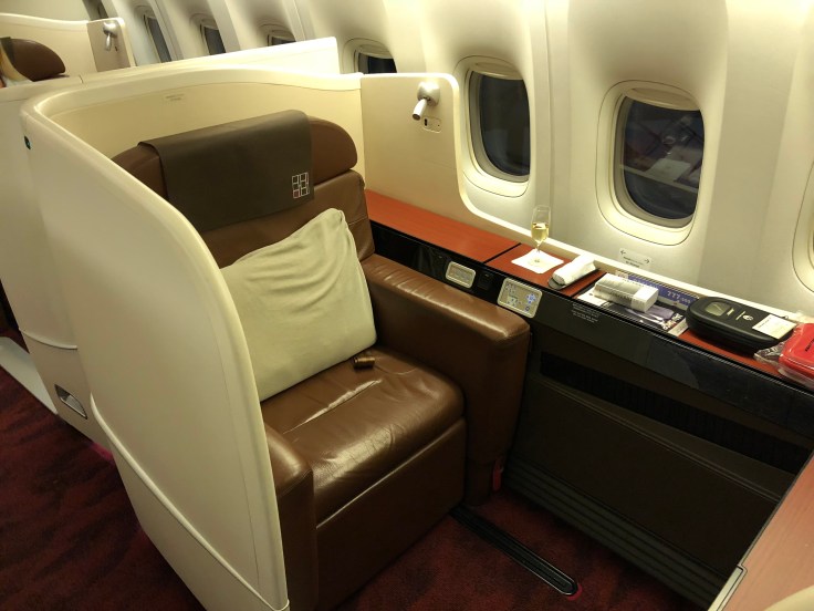japan airlines first class intro