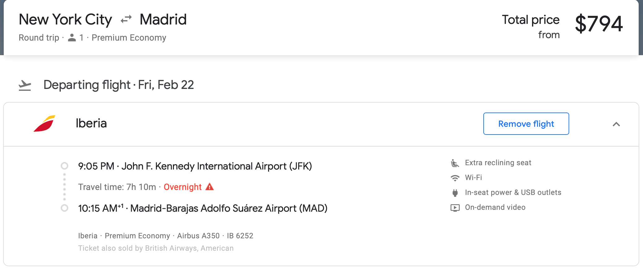 2019 iberia premium economy 00 google flights alternative