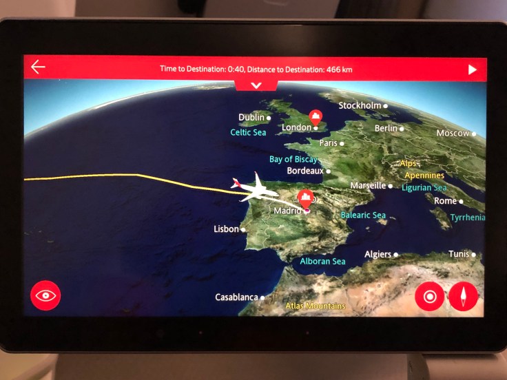 2019 iberia premium economy 04 ife moving map pre descent