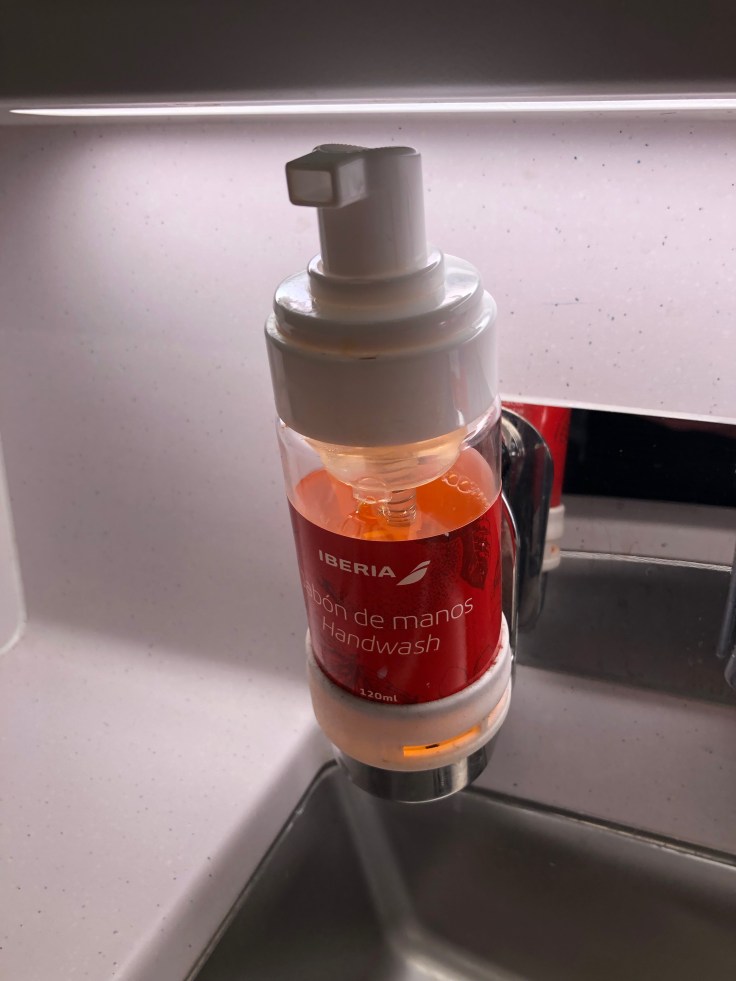 2019 iberia premium economy 07 lavatory soap