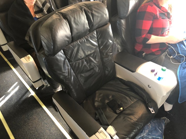 alaska air first class recliner