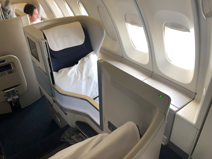 British Airways 747 Club World Window Seat