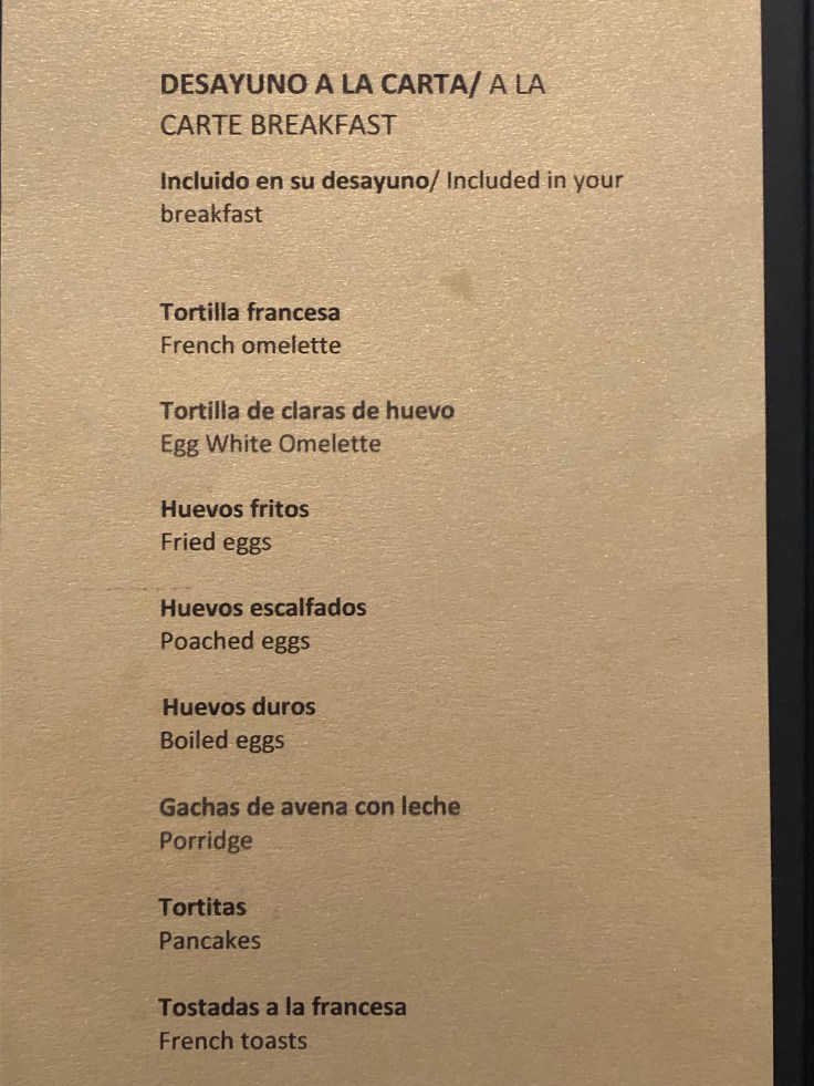 2019 hilton doubletree madrid 08 breakfast menu 01