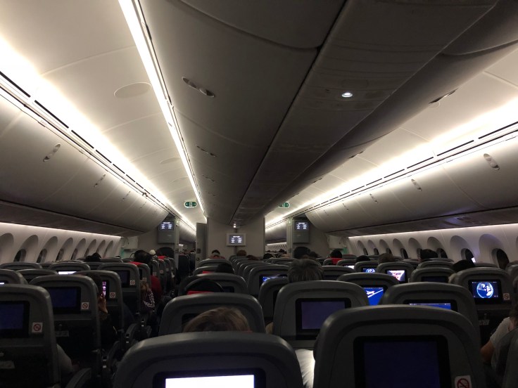2019 Norwegian Air 02.5 lights on in the middle of the night