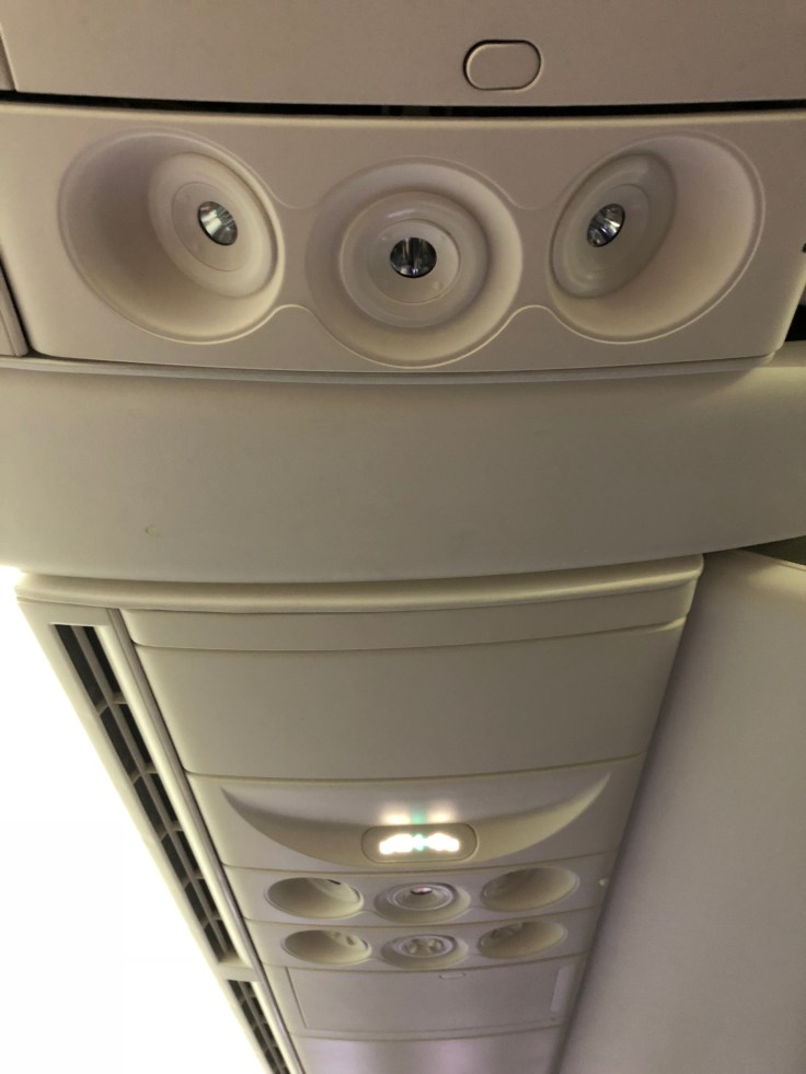 2019 Norwegian Air 02.5 overhead panel