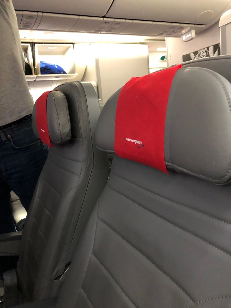 2019 Norwegian Air 03 seat recline