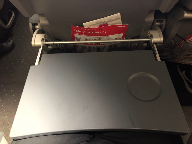 2019 Norwegian Air 03 seat tray table
