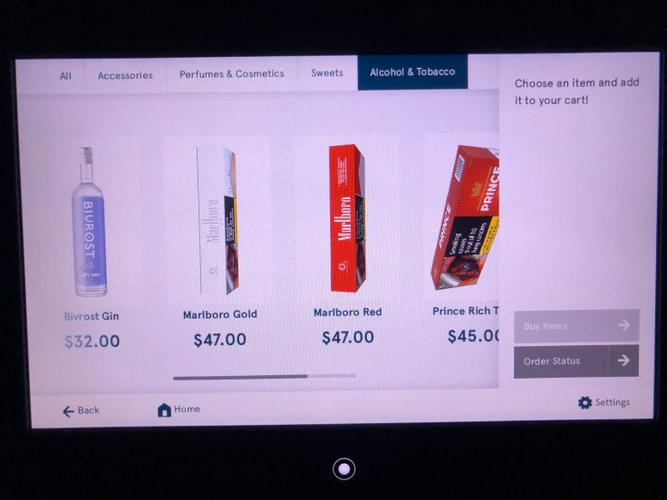 2019 Norwegian Air 05 duty free