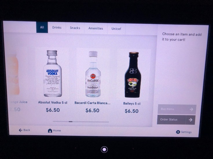 2019 Norwegian Air 06 menu 05