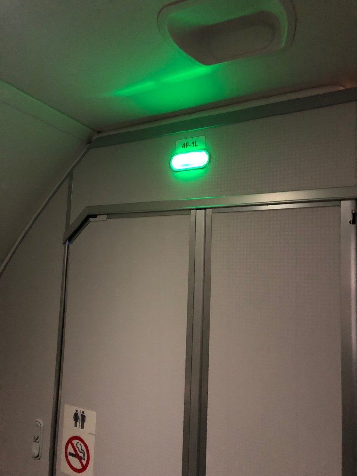 2019 Norwegian Air 07 lavatory convenience light