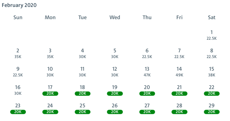 What is Basic Economy AA Web Special Calendar View