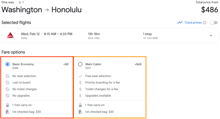 What is Basic Economy Google Flights Close View Delta