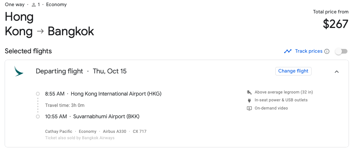 2019 Cathay Pacific Premium Economy 00 google flights regular economy