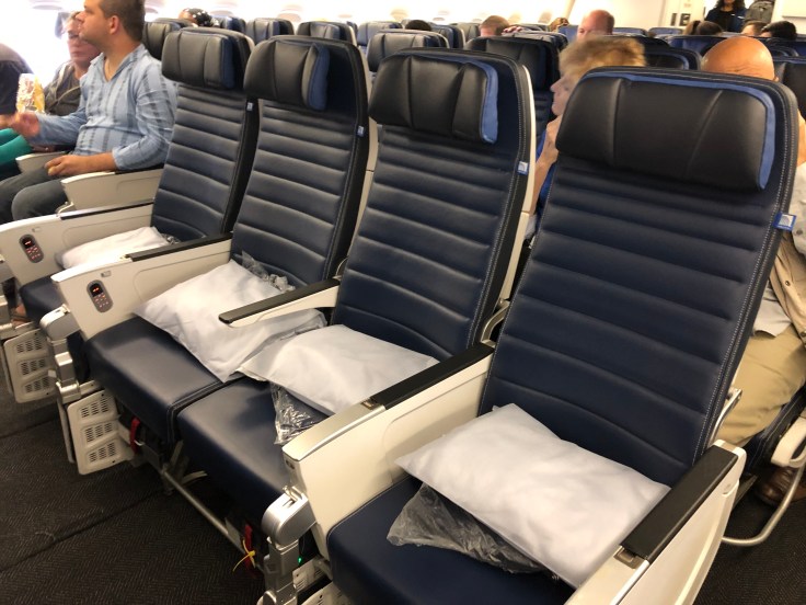 TDF February 20 2020 United Economy Seats Empty
