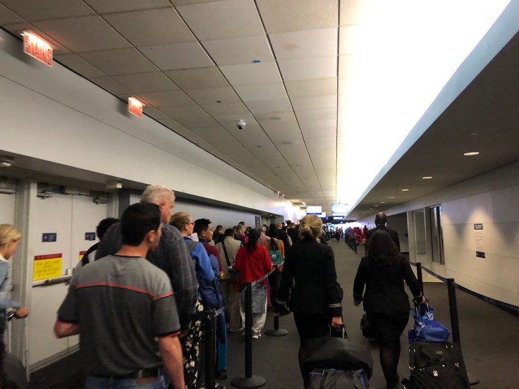 TDF March 17 2020 Airport Lines